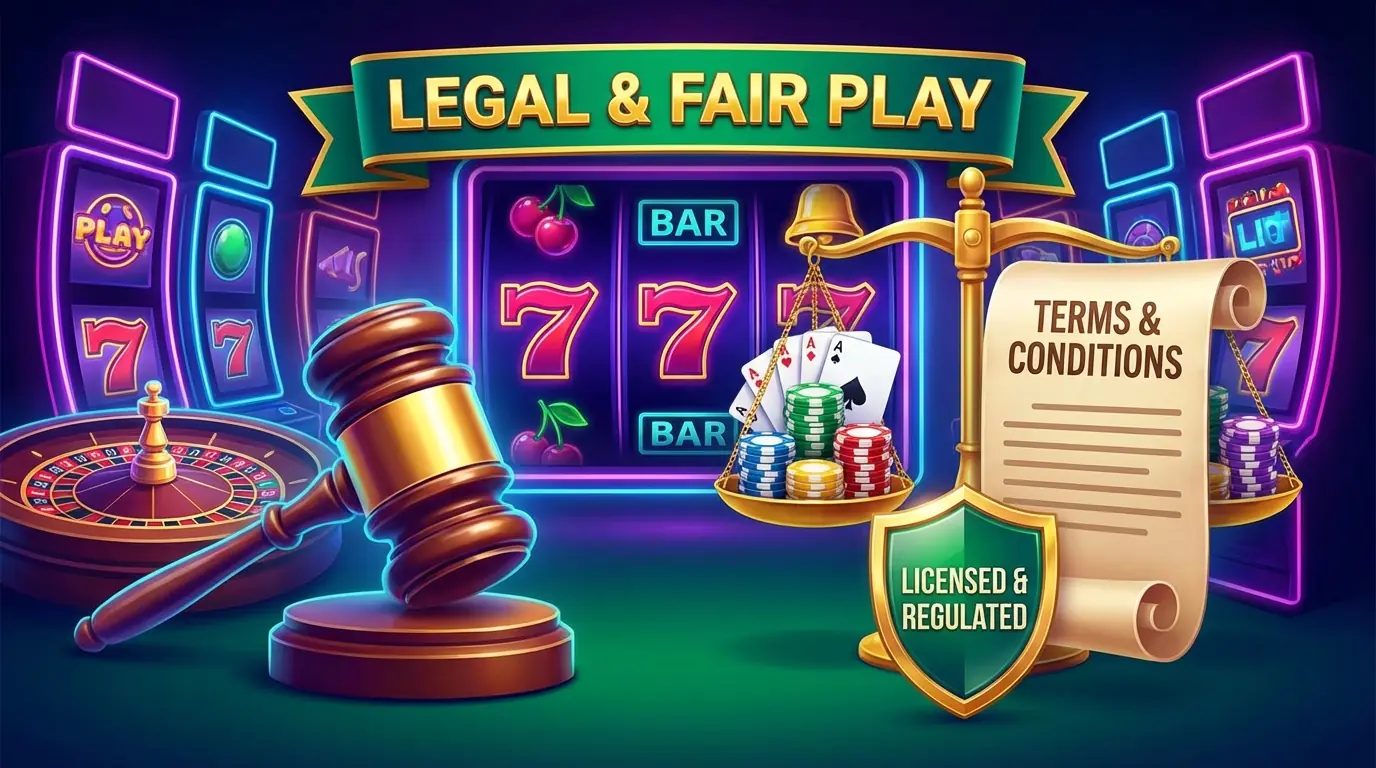 Betinia casino juridisk status